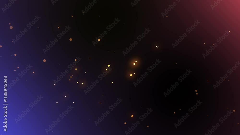 Poster futuristic particle dot effect: glowing galaxy-inspired abstract background with dynamic elegance