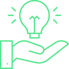 Solution icon single vector illustration