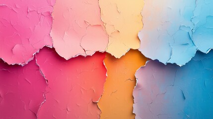 Obraz premium Colorful Abstract Background with Peeling Paint and Vibrant Hues