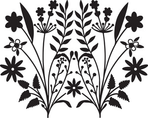Flower plant Silhouette Icon vector graphic designator Artwork