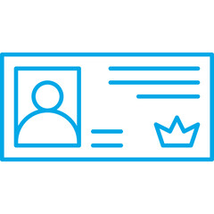 Membership icon single vector illustration