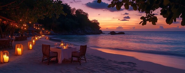 Photos formant un c ur, fond de plage au coucher du soleil, ambiance romantique et apaisante