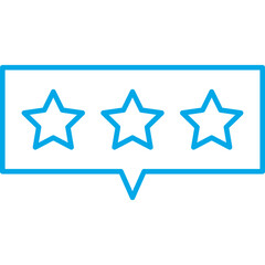 Review icon single vector illustration