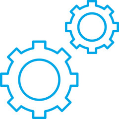 Setting icon single vector illustration