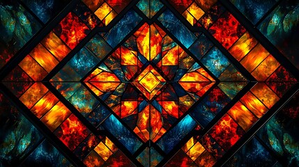 Diamond Repeating Motifs with Geometric Precision