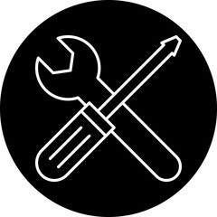 Fix icon single vector illustration