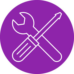 Fix icon single vector illustration