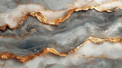 Fototapeta premium Abstract Background - Luxurious Marble Texture with Gold Veins