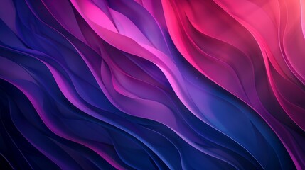 Obraz premium Abstract Purple Pink Blue Wave Wallpaper