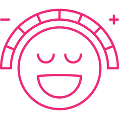 Attitude icon single vector illustration