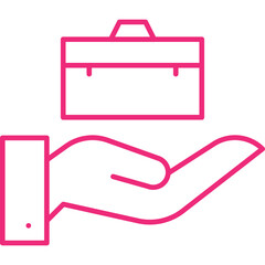 Business icon single vector illustration