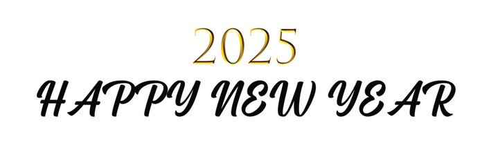 2025 Happy New Year design .