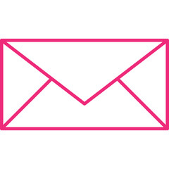 Email icon single vector illustration