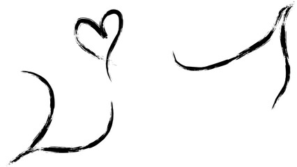 Abstract Pink Spiral Artwork With Circular and Geometric Patterns.Vibrant image featuring abstract pink spiral forms against a white background showcasing artistic composition.