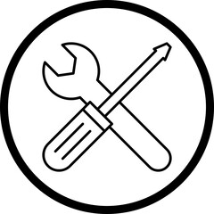 Fix icon single vector illustration