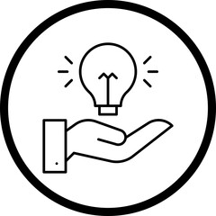 Solution icon single vector illustration