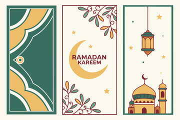 Celebrate Ramadan and Eid Stylish Social Media Post Templates 