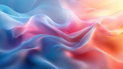 Obraz premium Abstract Background - Flowing Colorful Waves Design