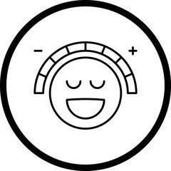 Attitude icon single vector illustration