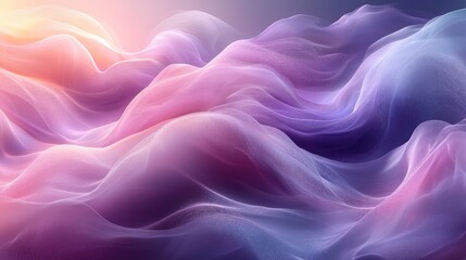 Obraz premium Abstract Background - Flowing Pink and Purple Waves