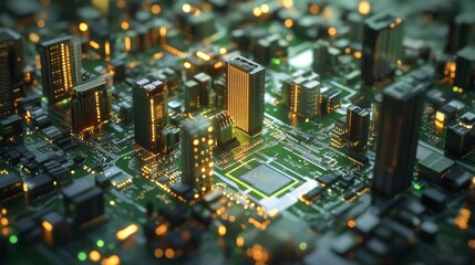 Obraz premium Circuit board concept