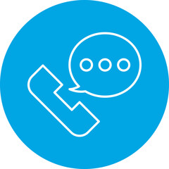 Call icon single vector illustration