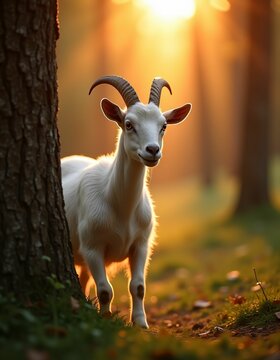 a goat wandering in oraman