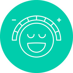 Attitude icon single vector illustration