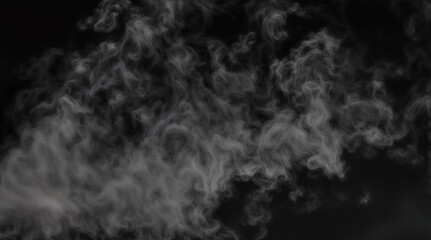 smoke on black background © Dvid
