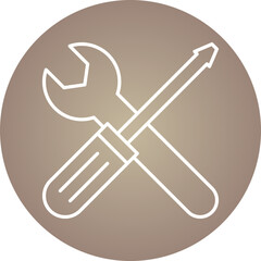 Fix icon single vector illustration