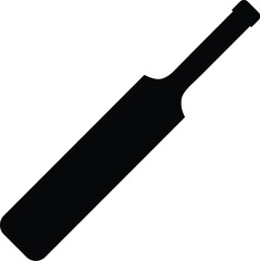 Cricket bat silhouette illustration eps vector file png jpeg