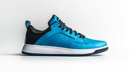 Dynamic sneaker showcase urban setting product photography minimalist background side view style and comfort