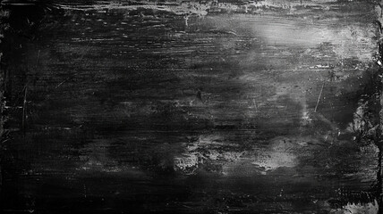 Fototapeta premium Textured chalkboard surface with soft vignette edges, creating a rustic and vintage-inspired background ideal for cozy, handcrafted designs. 