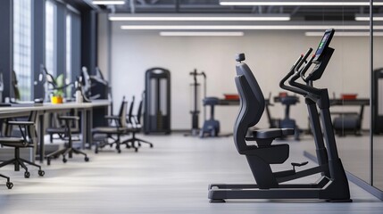 Fototapeta premium The training apparatus in the gym