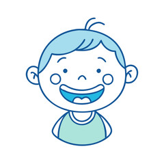 child with a big smile vector icon, child with a big smile vector illustration - simple illustration of child with a big smile, perfect for logos,and child with a big smile -themed designs.