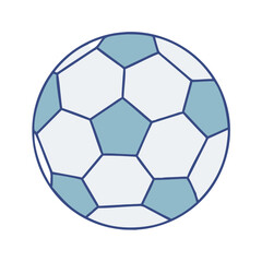 Fototapeta premium soccer ball vector icon, soccer ball vector illustration - simple illustration of soccer ball, perfect for logos,and soccer ball -themed designs.