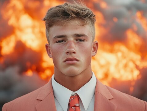 Classic Senior Portrait Photography Timeless Elegance, Professional Headshot, Tailored Suit, Formal Pose, Graduation Photos, Senior Pictures, Cap and Gown Optional, Studio Portrait, High School