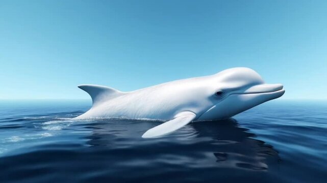 dolphin in the water