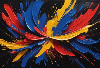 abstract background with flowers
