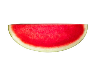 Watermelon slices isolated on white background. Clipping path.