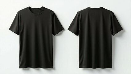 a plain black oversized T-Shirt Design Mockup showcasing a commercial 