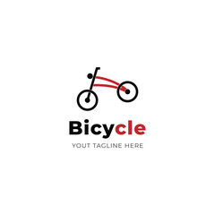 Bicycle logo design template vector