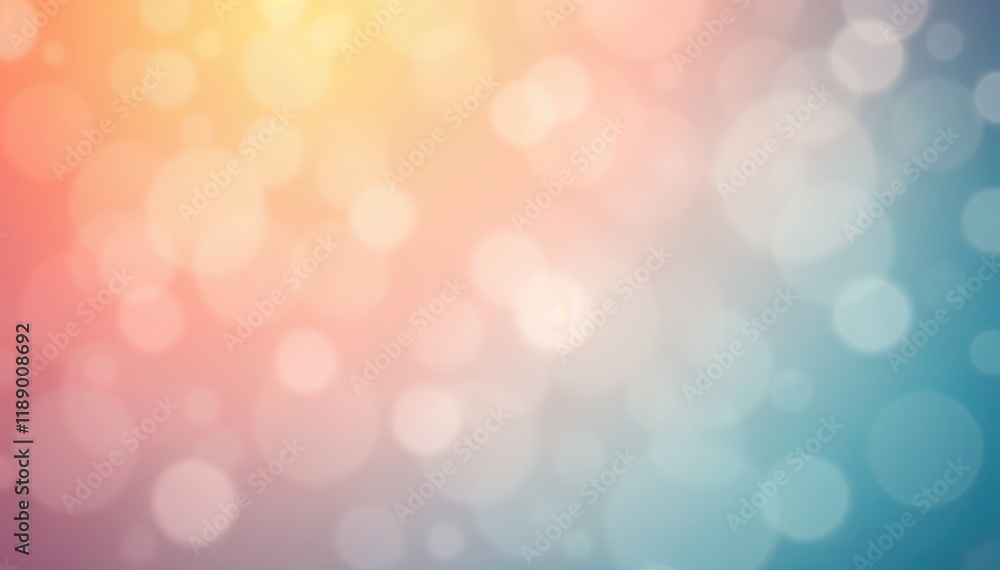 Poster abstract background with colorful bokeh lights design projects needing soft dreamy feel