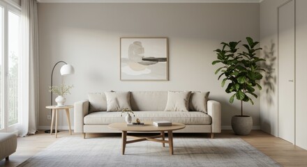 Fototapeta premium modern living room with sofa