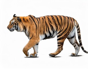 Obraz premium bengal tiger isolated on white