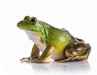 Obraz premium frog on a leaf