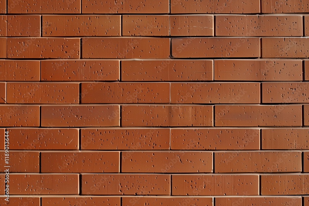 Poster a modern, clean brick wall with sharp lines and a smooth surface, creating a perfect desktop wallpap