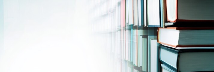 Vibrant educational materials with clear shapes set against a softly blurred background