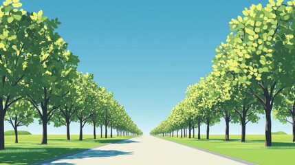 The Tree-lined Path of Hope