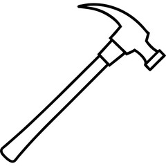 hammer isolated on white